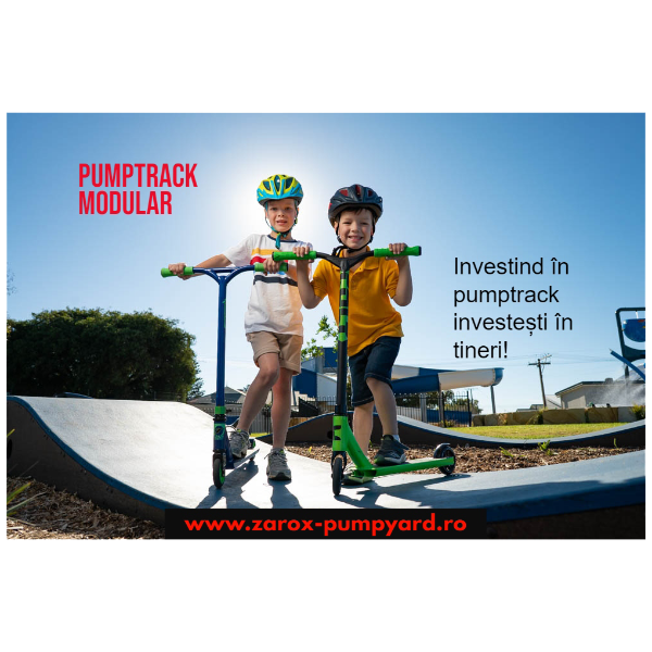 Rezervă din timp o pista modulara - PUMPTRACK!