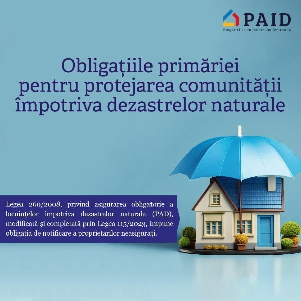 Legea asigurării locuințelor împotriva dezastrelor naturale impune obligații autorităților locale. Ce trebuie să facă fiecare primărie?