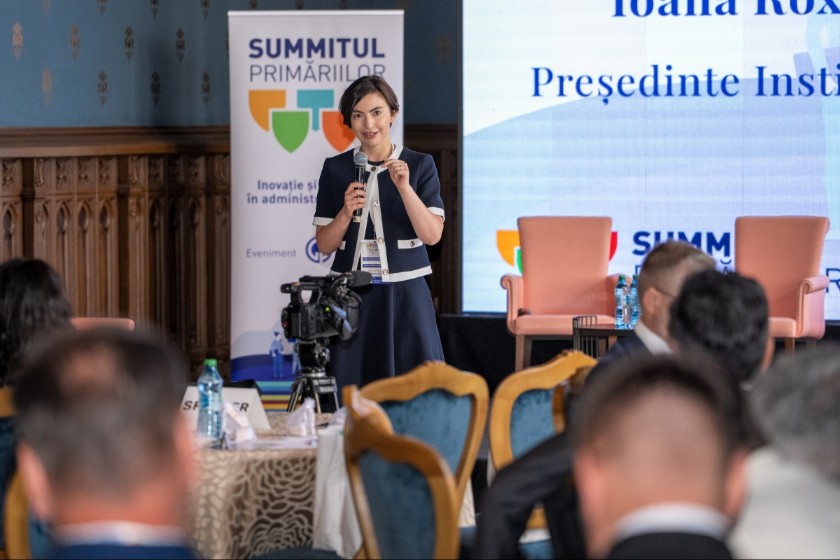 Ioana R. Melenciuc-Ioan (INA), la Summitul Primăriilor 2025: „Performanța în administrația publică începe cu investiția în oameni”
