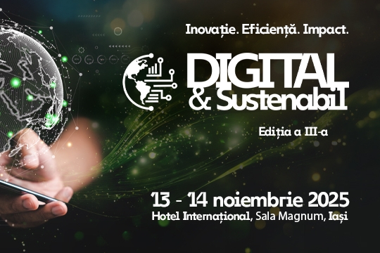 Invitație la Conferința Digital & Sustenabil, 13 noiembrie 2025, Iași