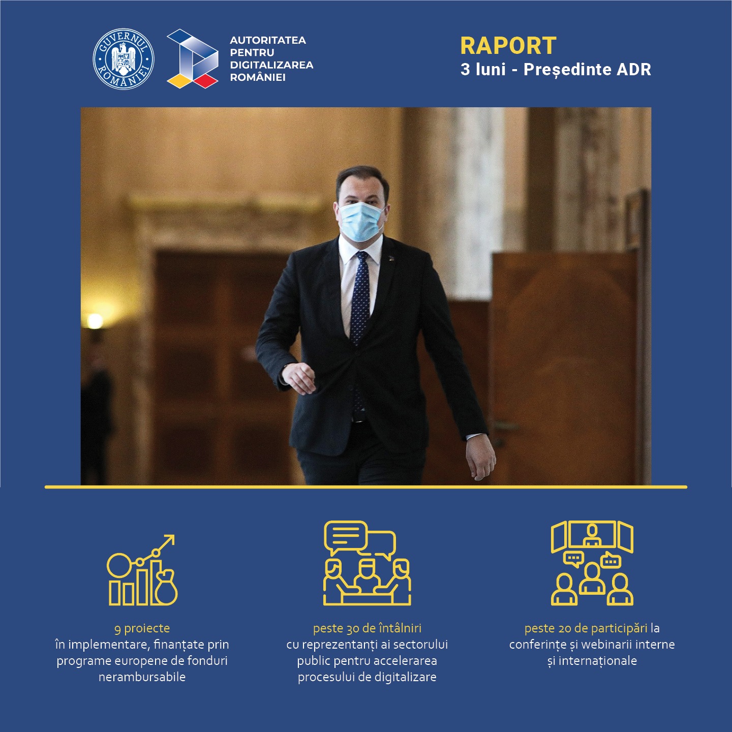 Comunicat de presă | Raportul trimestrial de activitate al ADR în mandatul președintelui Octavian Oprea