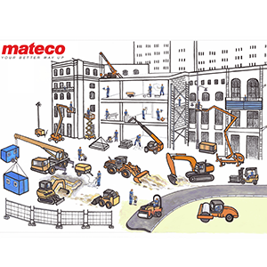 mateco vine în sprijinul autorităților locale cu cea mai modernă și variată gamă de utilaje și echipamente pentru industrie și construcții, adaptate oricărui tip proiect