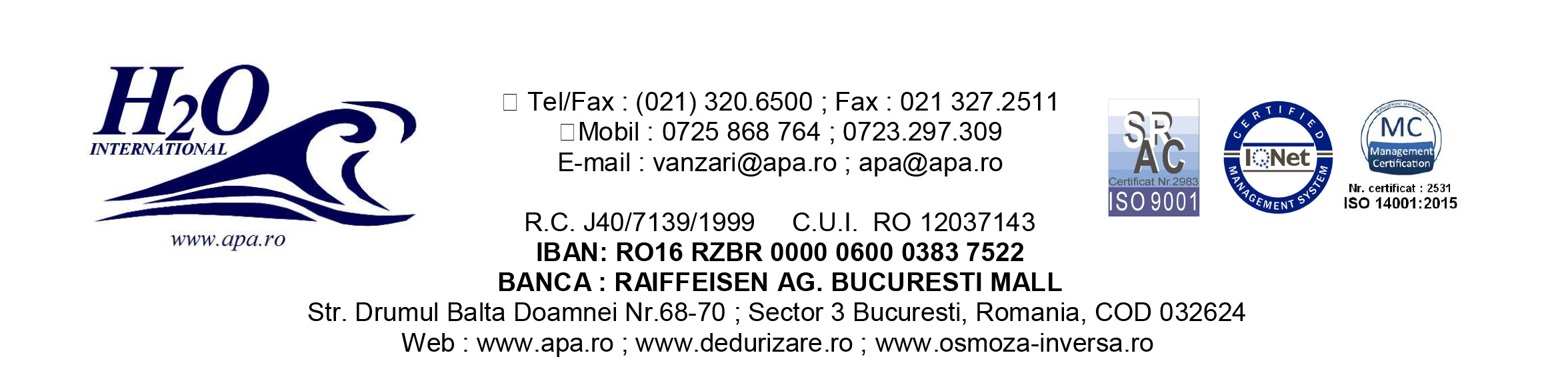 Potabilizarea apei la sate, comune și orașe