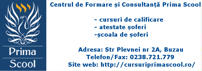 CENTRUL DE FORMARE ŞI CONSULTANŢĂ PRIMA SCOOL SRL