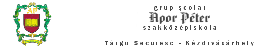 LICEUL TEHNOLOGIC APOR PÉTER SZAKLICEUM