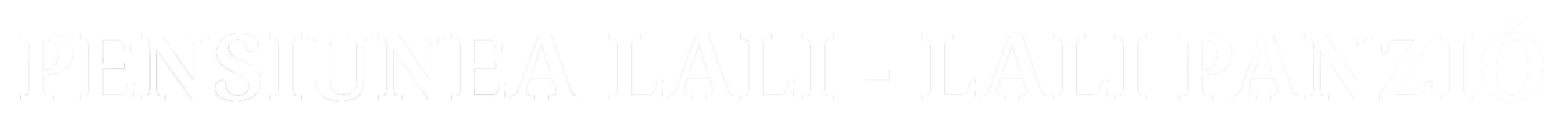 PENSIUNEA LALI - LALI PANZIO