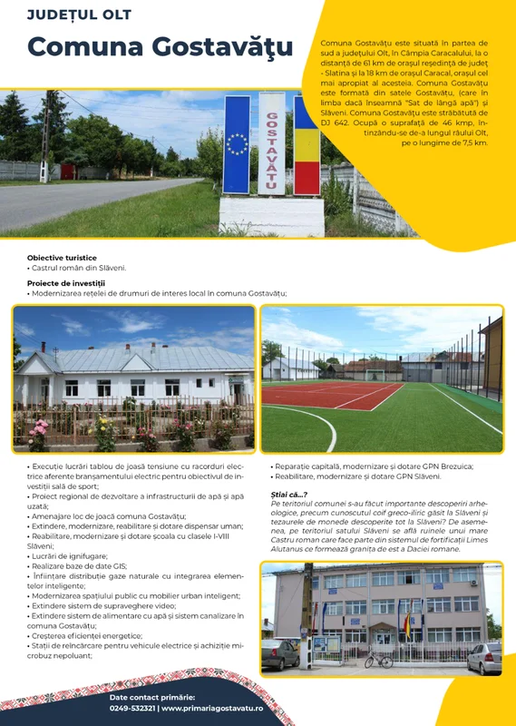 PRIMĂRIA GOSTAVĂŢU