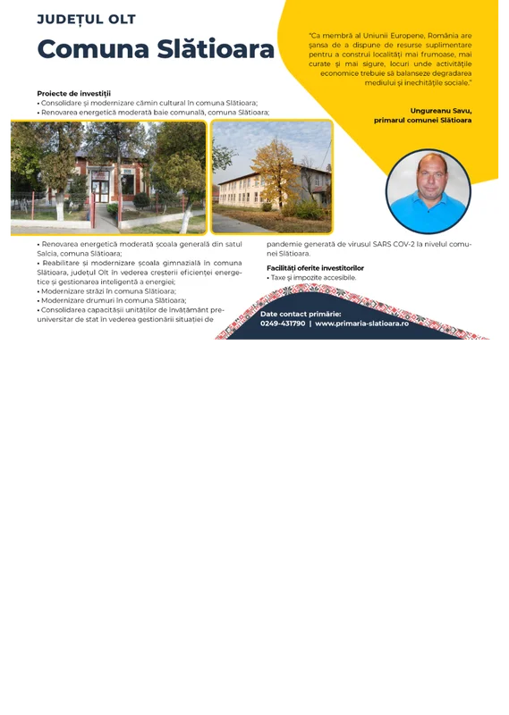 PRIMĂRIA SLĂTIOARA