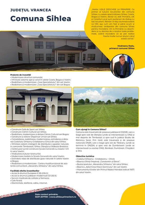 PRIMĂRIA SIHLEA