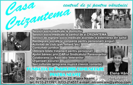 FUNDAŢIA DE ÎNGRIJIRI COMUNITARE PIATRA NEAMŢ