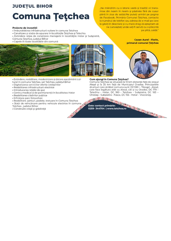 PRIMĂRIA ŢEŢCHEA