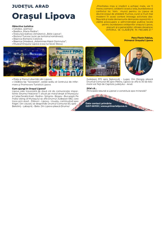 PRIMĂRIA LIPOVA