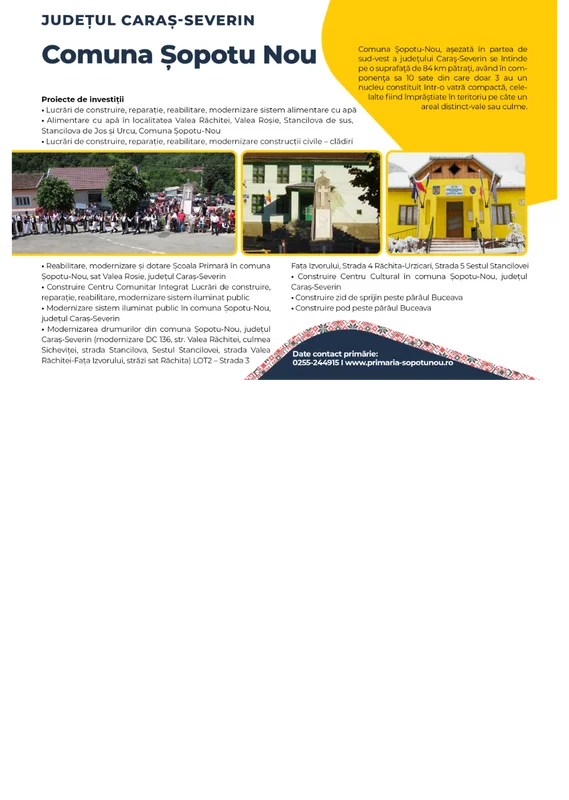 PRIMĂRIA ŞOPOTU NOU