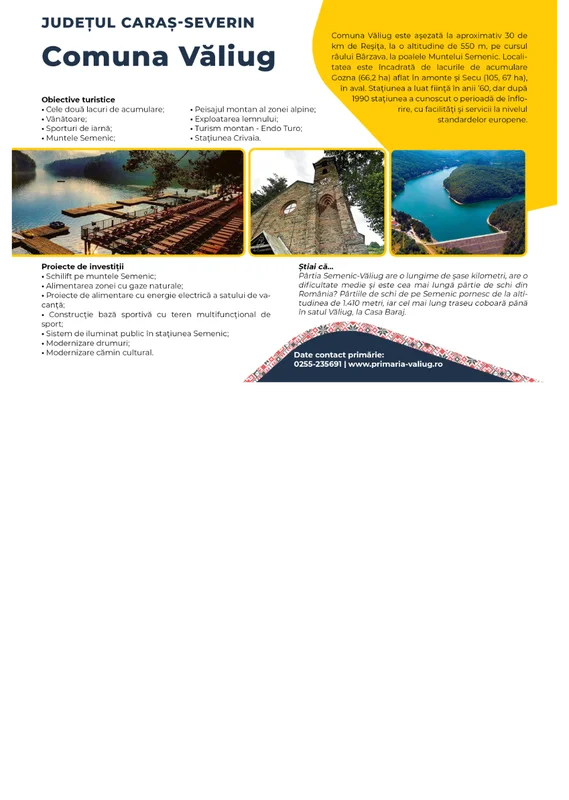 PRIMĂRIA VĂLIUG