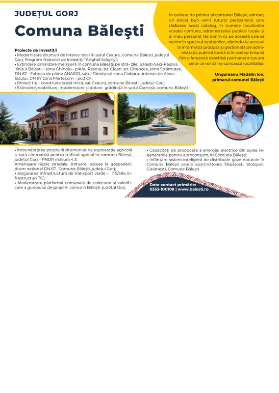 PRIMĂRIA BĂLEŞTI