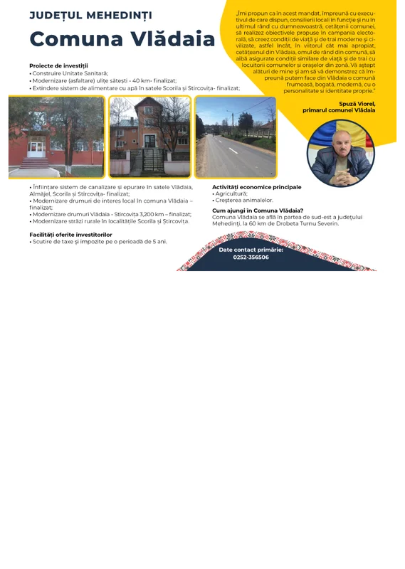 PRIMĂRIA VLĂDAIA