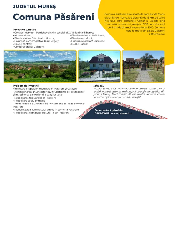 PRIMĂRIA PĂSĂRENI