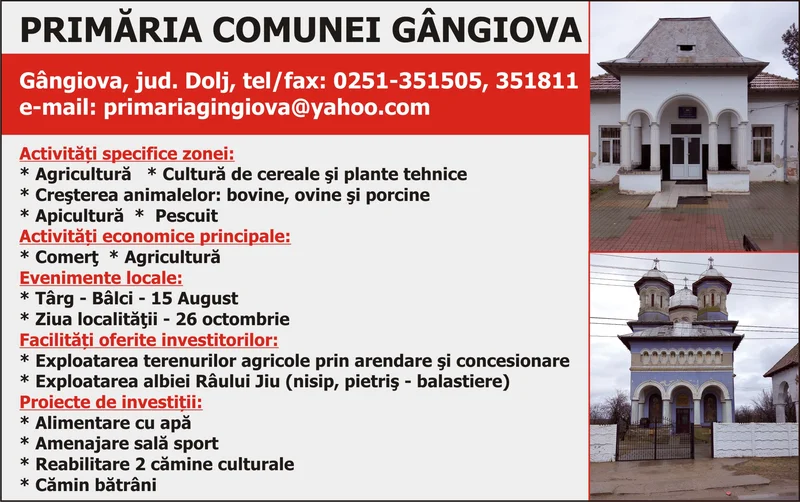 PRIMĂRIA GÂNGIOVA