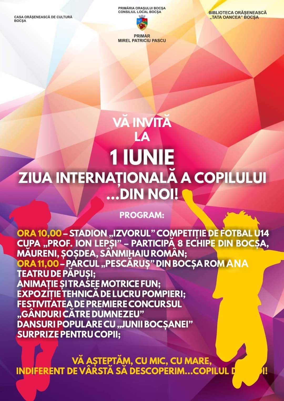 1 IUNIE ZIUA INTERNATIONALA A COPILULUI