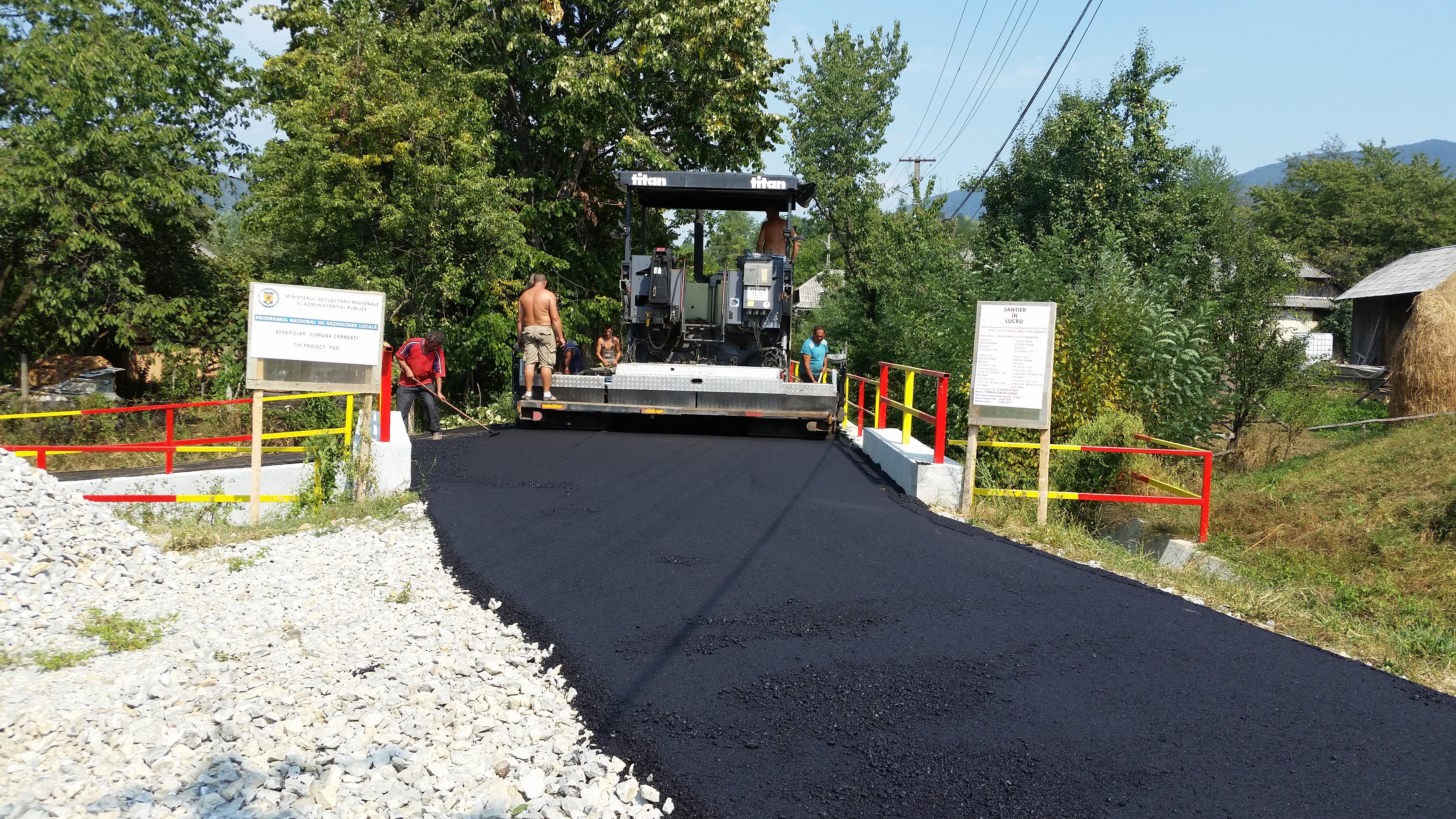 Pod peste V. Mihaiesei în punctul “Pe deal” în satul Cicotiș, comuna Cernești, județul Maramureș, obiectiv în valoare de 318 528 RON, LUCRARE FINALIZATĂ