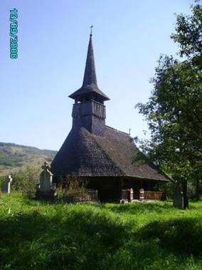 Biserica românească de lemn cu hramul "Sfântul Dumitru" (1701) din satul Sântejude