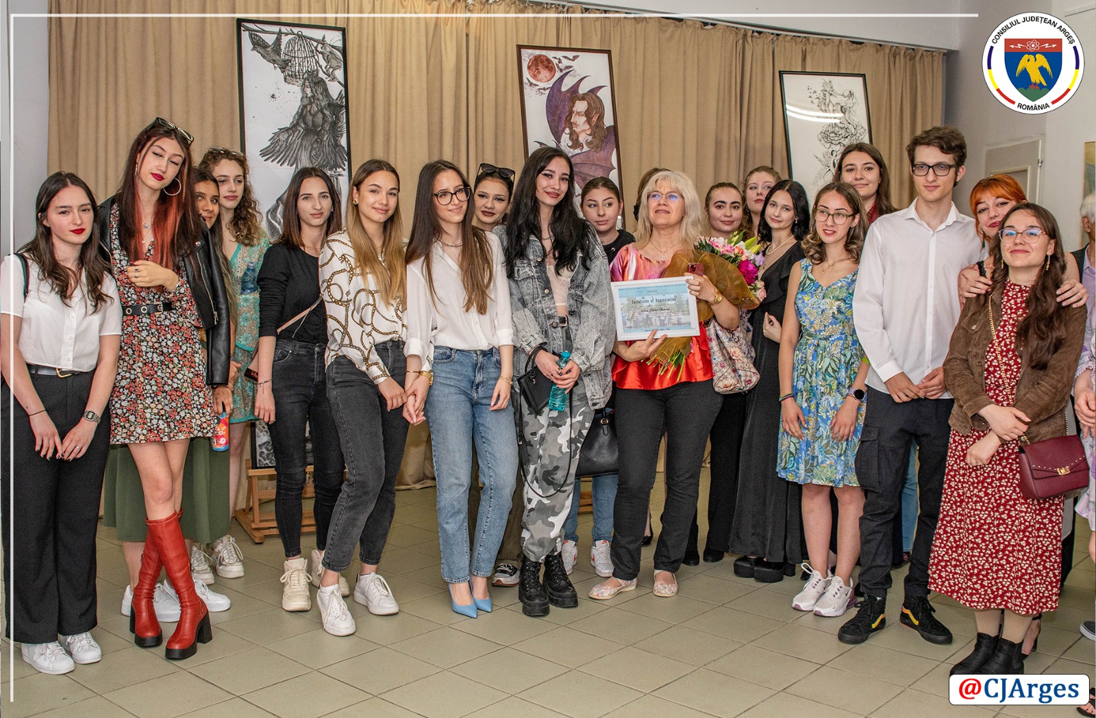 Expoziția absolvenților Liceului de Arte „Dinu Lipatti” din Pitești