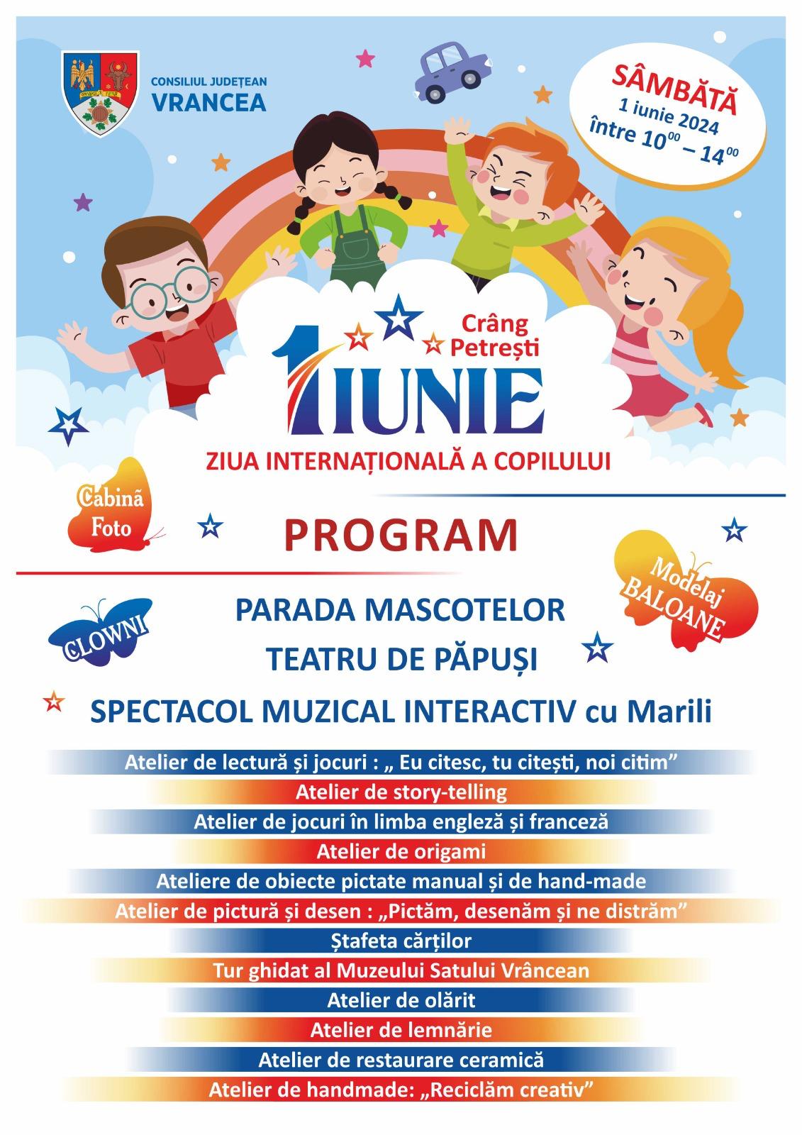 1 iunie 2024 – Ziua Internațională a Copilului, în Crângul Petrești