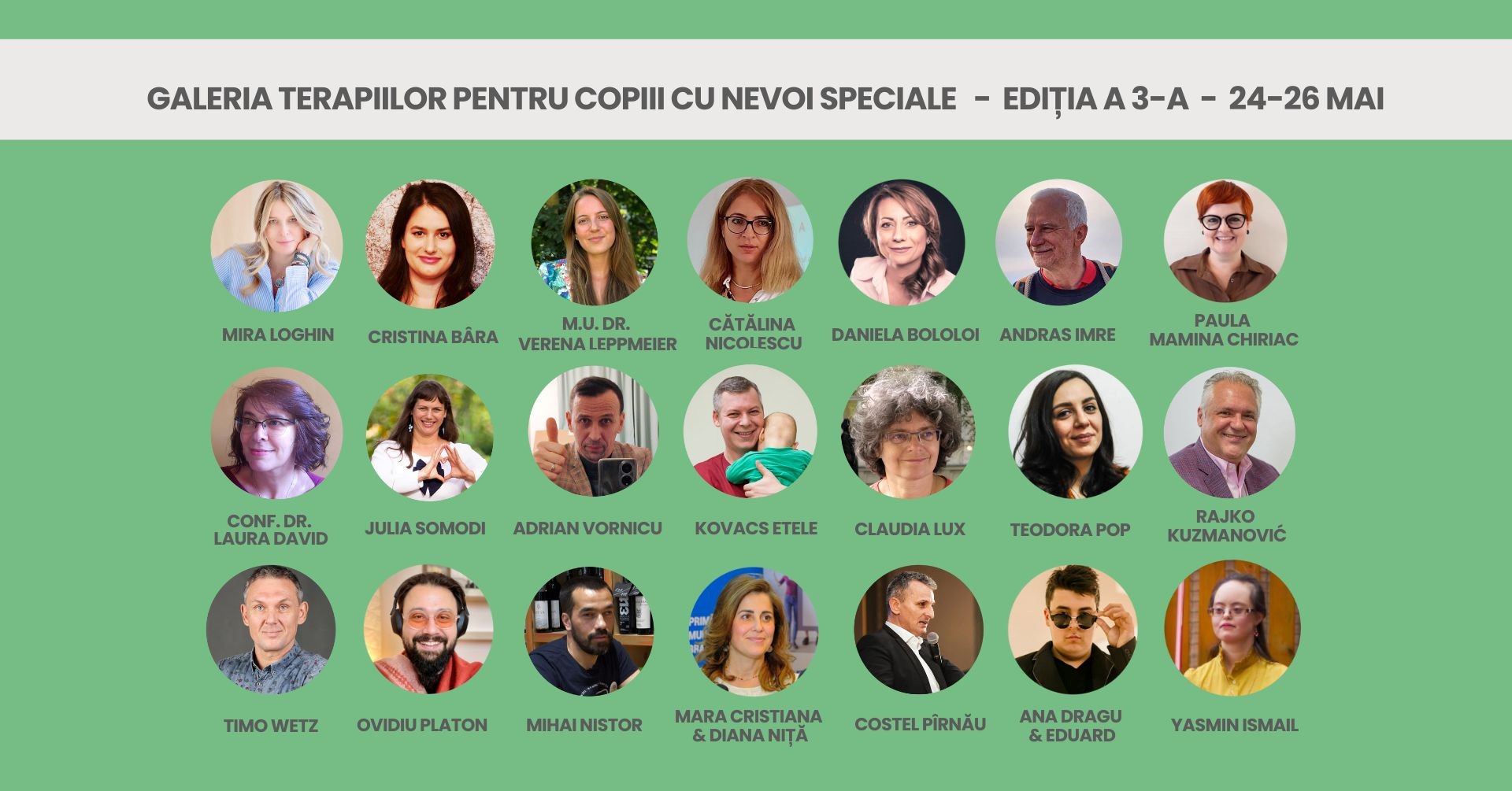 Galeria Terapiilor pentru copiii cu nevoi speciale, ediția a treia,  organizată de către Asociația Albert și zâmbete