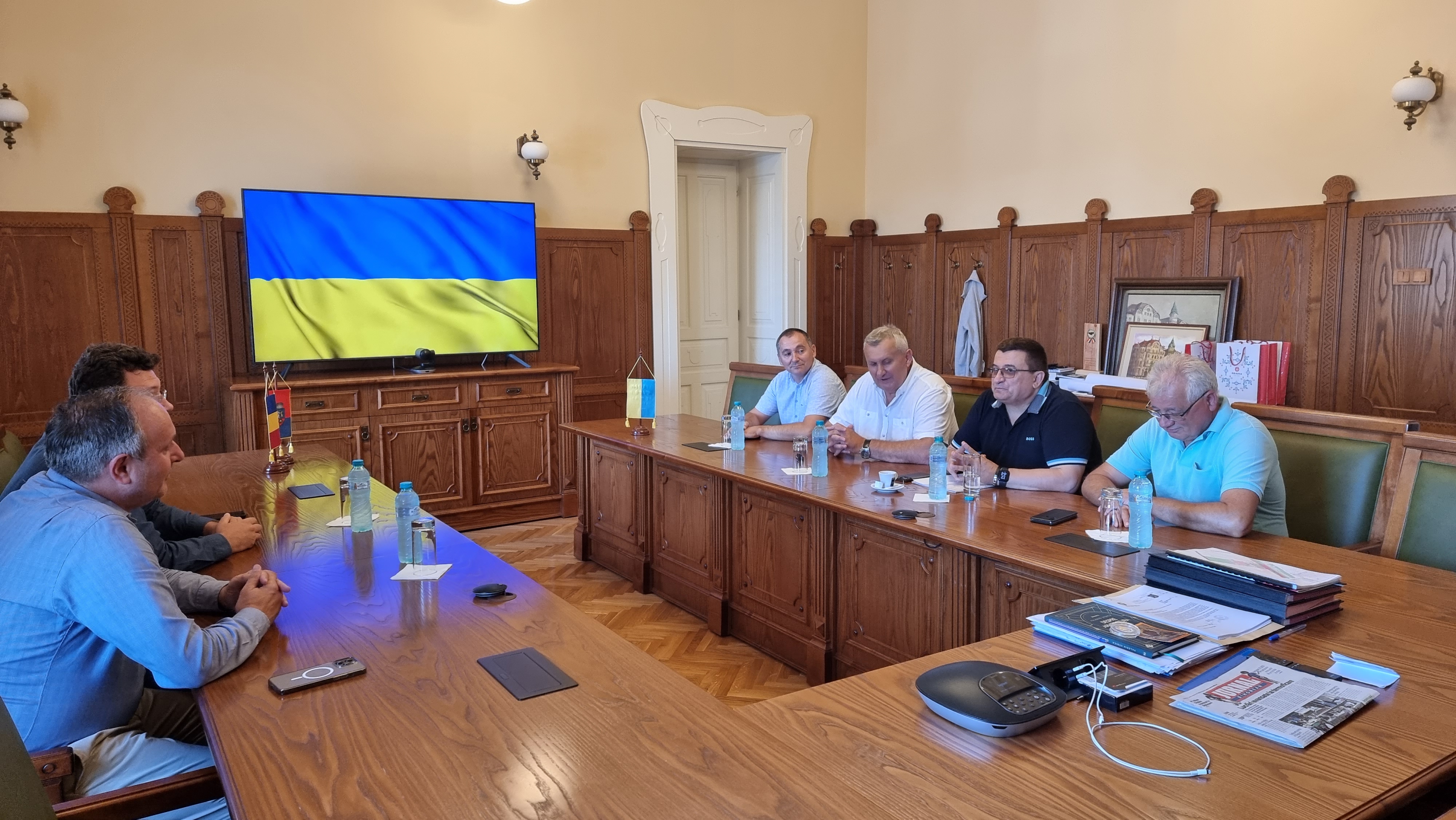Reprezentanți ai orașului ucrainean Ujhorod în vizită la Oradea