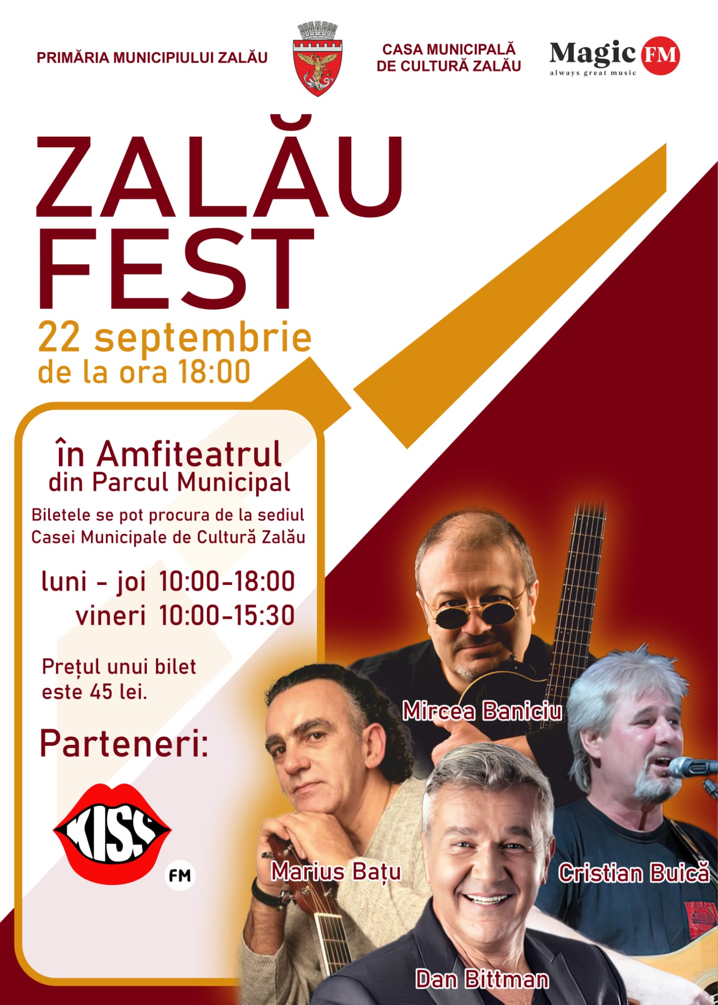 Mircea Baniciu și Dan Bitman cântă la Zalău într-un extraordinar spectacol de folk