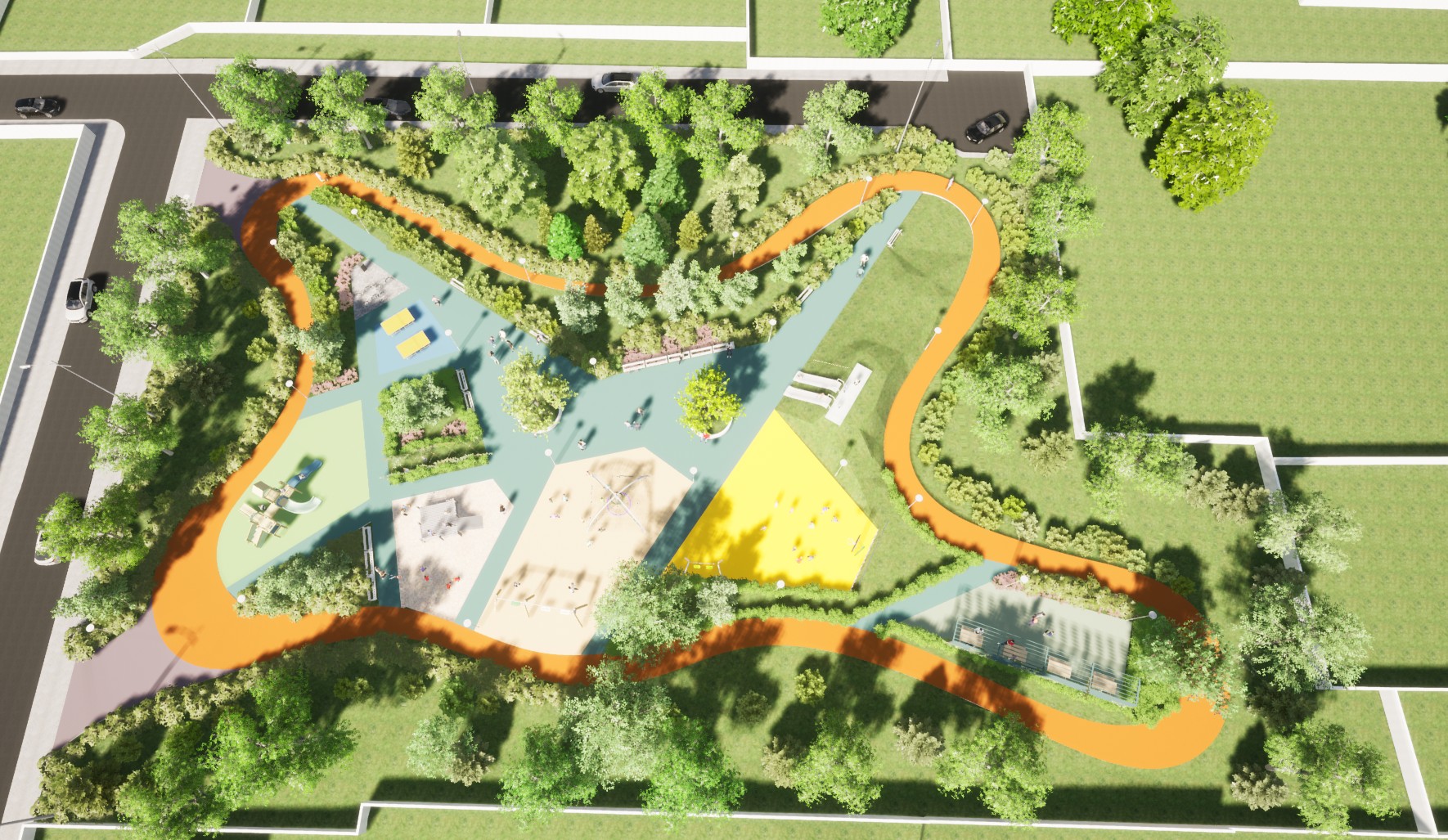 Încă o zonă verde de agrement și sport în cartierul Grigorescu