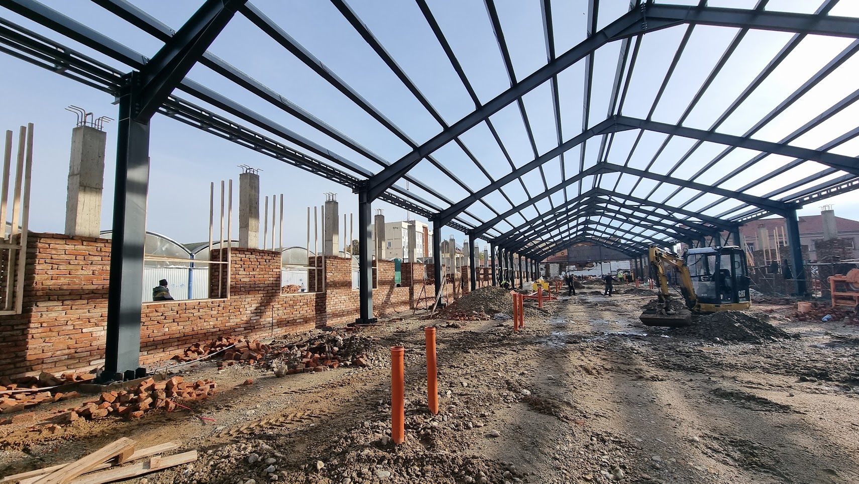 Primul corp al Pieței Cetate începe să prindă contur –  stadiu de realizare 40%