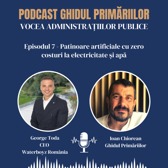 Patinoare artificiale cu zero costuri la electricitate și apă | George Toda, Waterboyz România | Podcast | Episodul 07