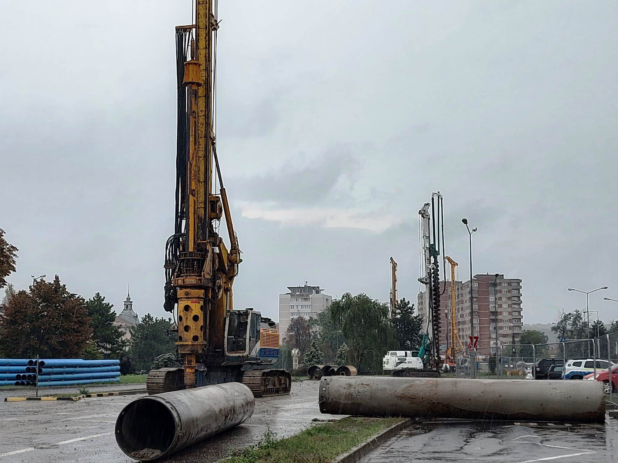 De azi, intră în lucru a patra foreză la pasajele subterane din  Piaţa Gojdu