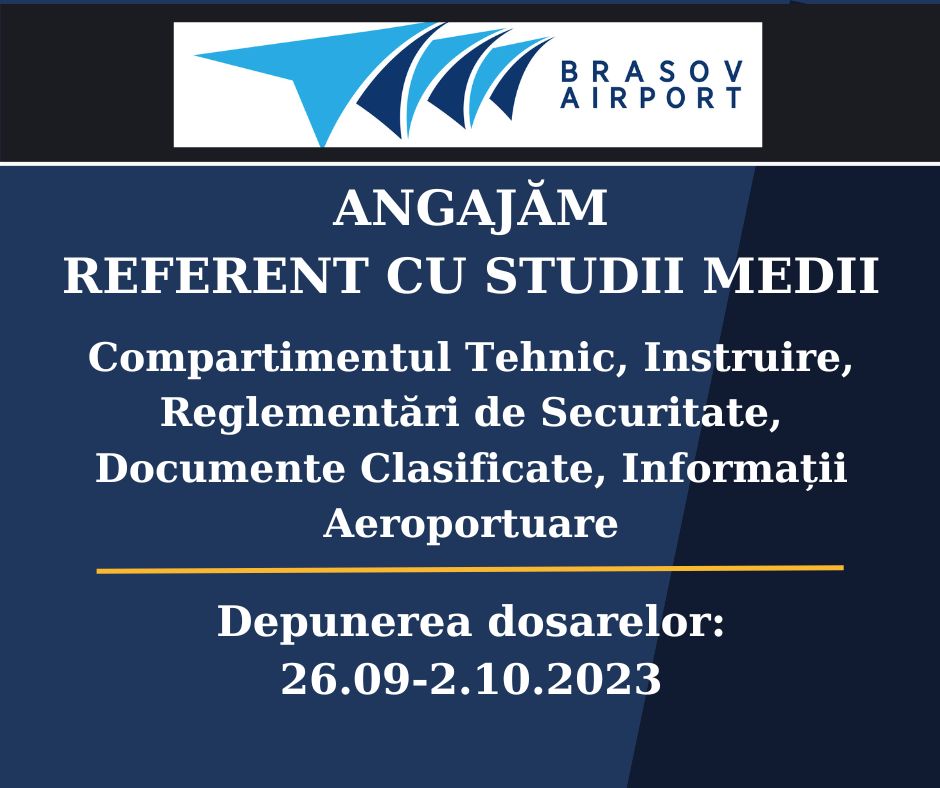 Un alt post scos la concurs la AIBG