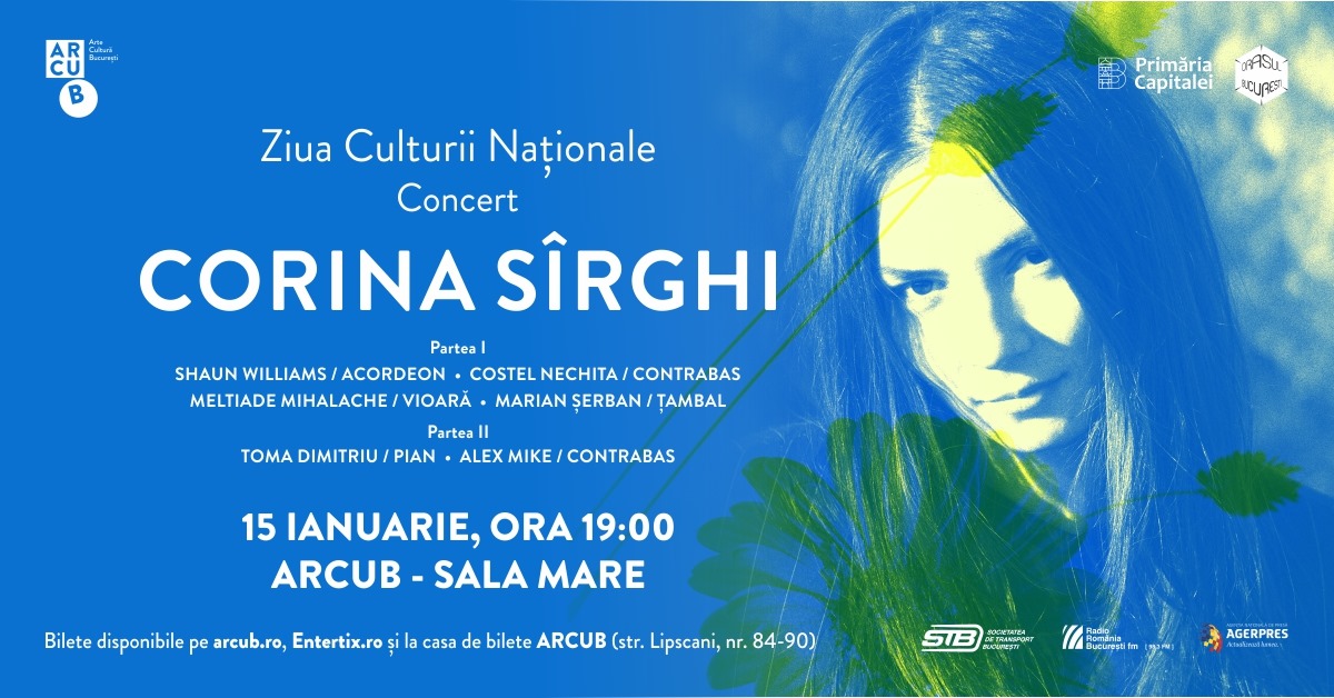 CONCERT CORINA SÎRGHI ȘI PROGRAM EXTINS PENTRU VIZITAREA EXPOZIȚIEI „UNIVERSUL LUI SALVADOR DALÍ”, DE ZIUA CULTURII NAȚIONALE, LA ARCUB
