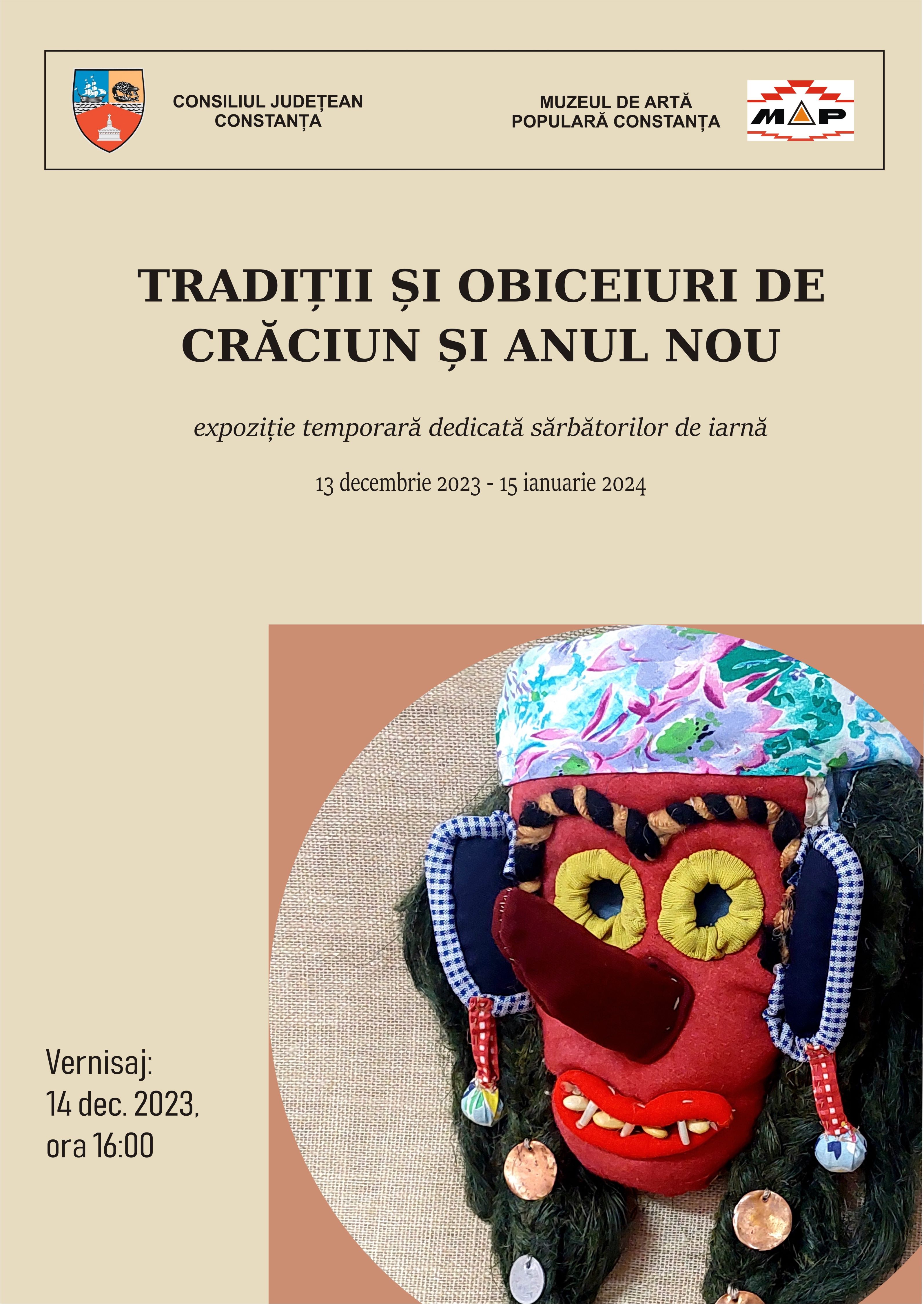 Vernisajul expoziției ”Tradiții și obiceiuri de Crăciun și Anul Nou”,