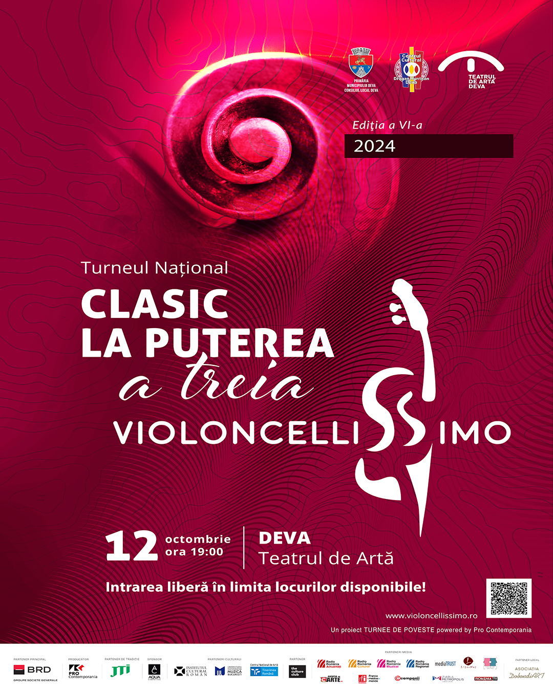 Turneul Național Clasic la puterea a treia „Violoncellissimo” revine la Deva!