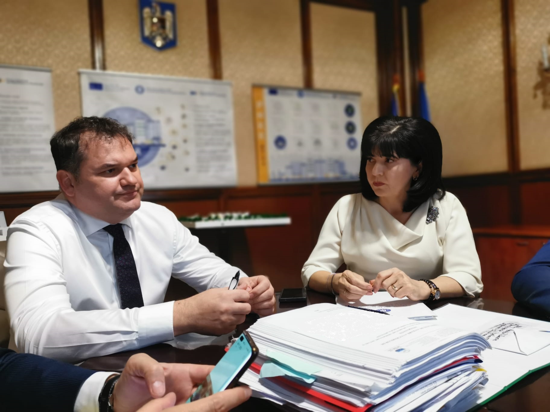 Finanțări de 18 milioane de euro semnate de către președintele  Consiliului Județean