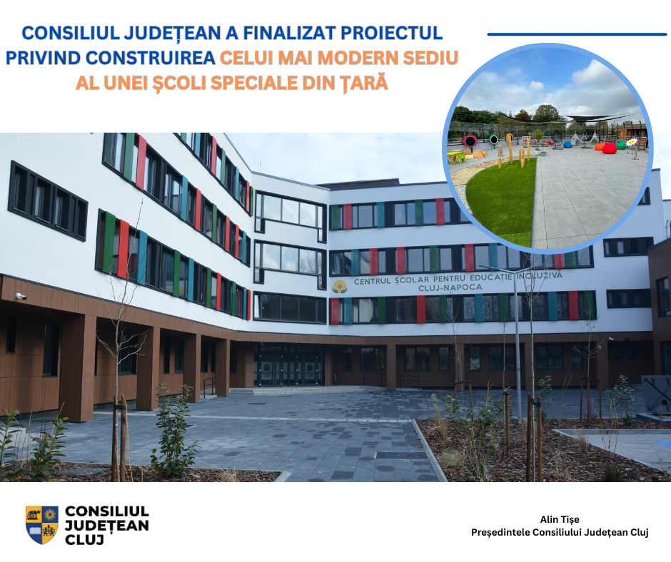 Dotări unice la nivel național pentru Centrul Școlar pentru Educație Incluzivă