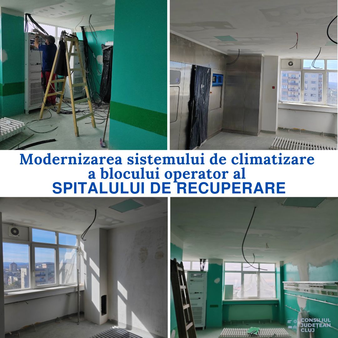 Modernizarea sistemului de climatizare a blocului operator al Spitalului de Recuperare
