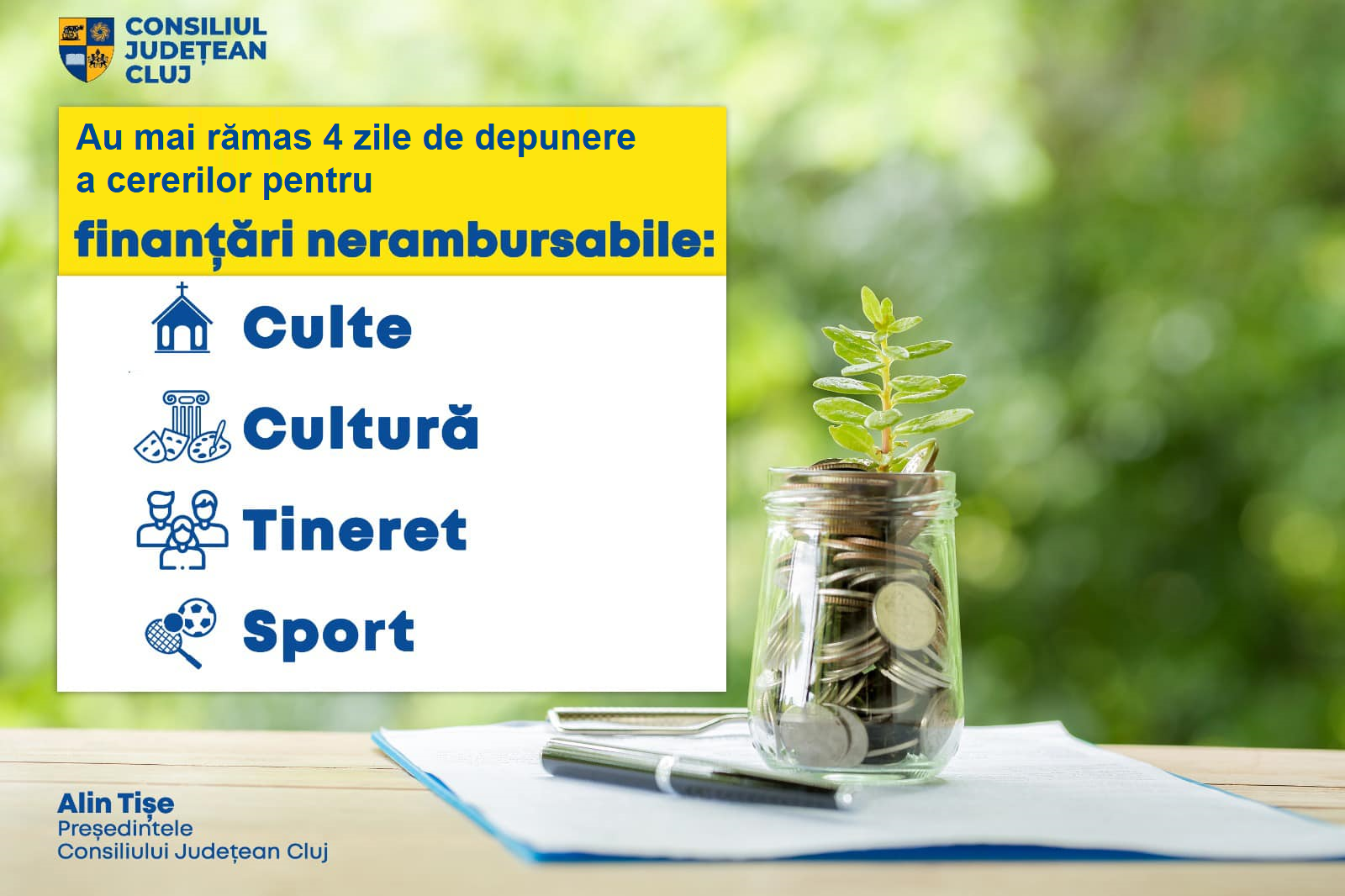 Perioada de depunere a cererilor de finanţare pentru entităţile non-profit se apropie de final