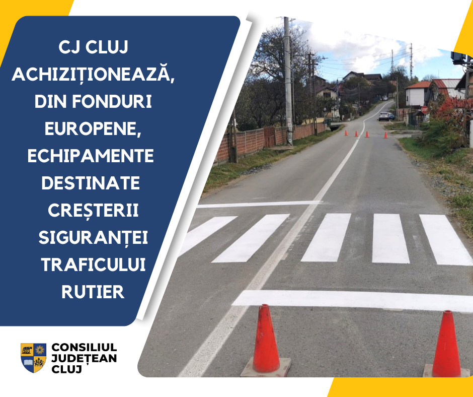 Consiliul Județean achiziționează, din fonduri europene, echipamente electrice destinate creșterii siguranței traficului rutier