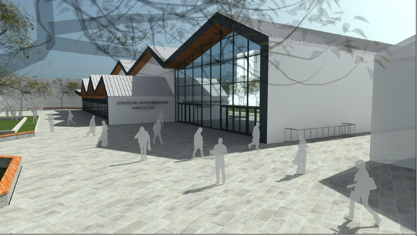 A fost semnat contractul pentru execuția lucrărilor Centrului de antreprenoriat Piața Cetate