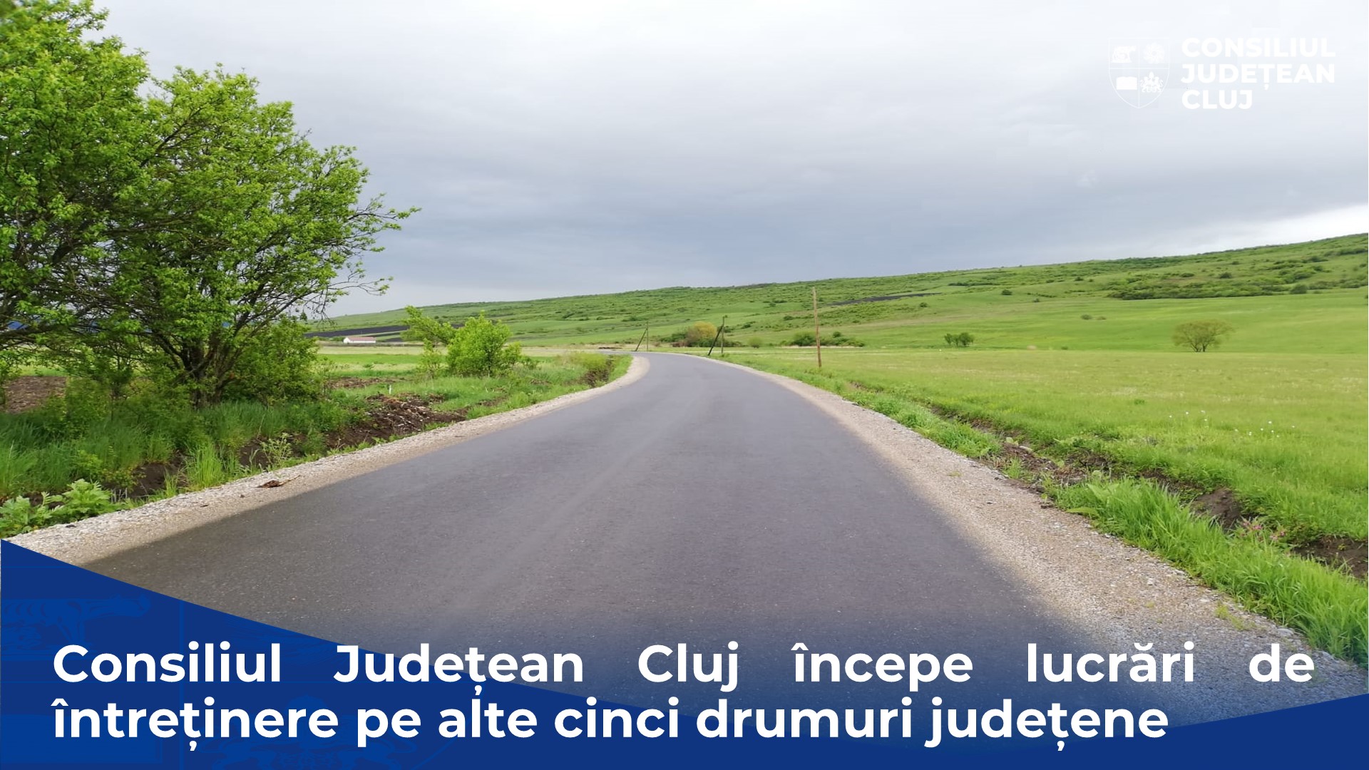 Consiliul Județean Cluj începe lucrări de întreținere pe alte cinci drumuri județene