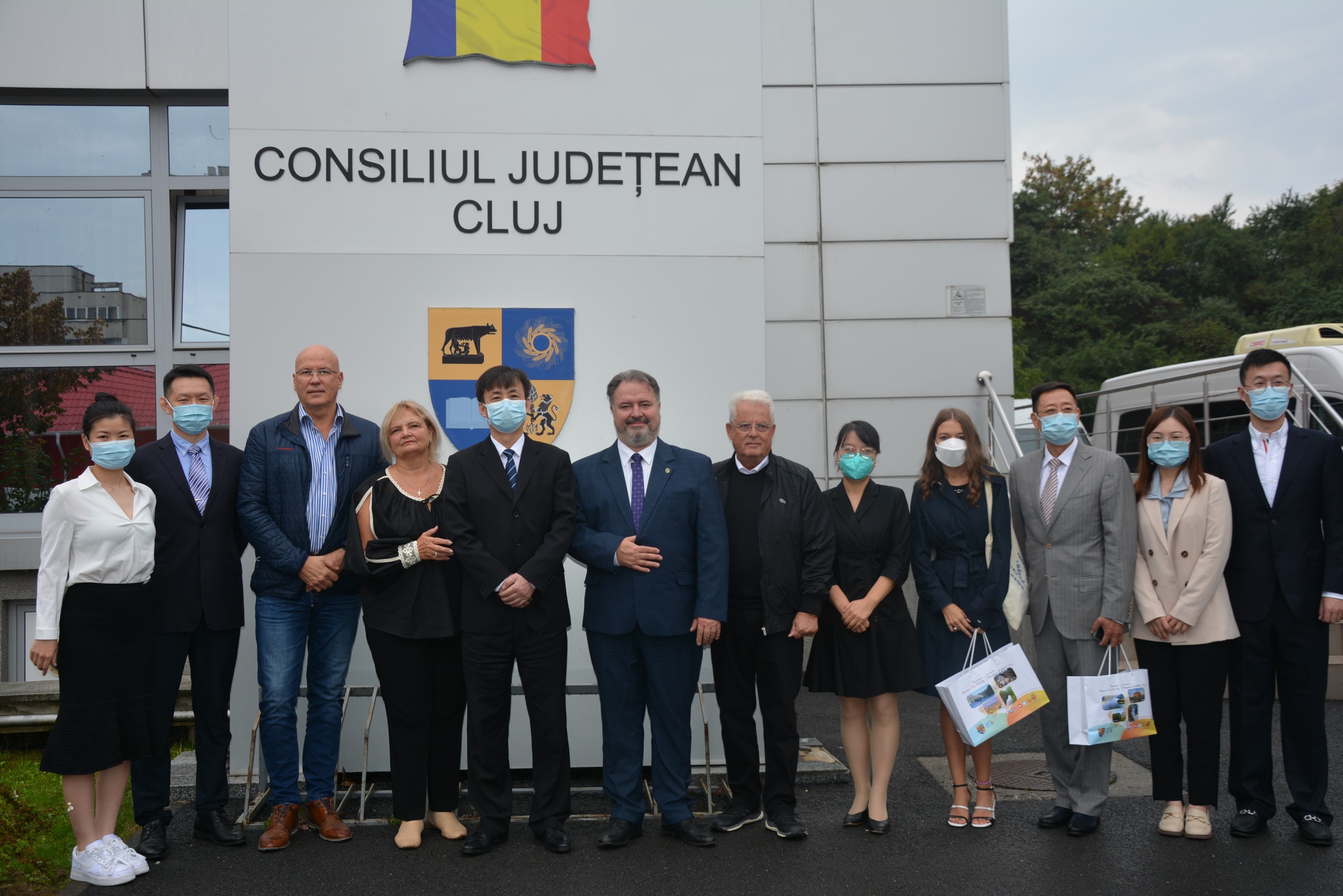 Delegație oficială chineză, în vizită la Consiliul Județean Cluj