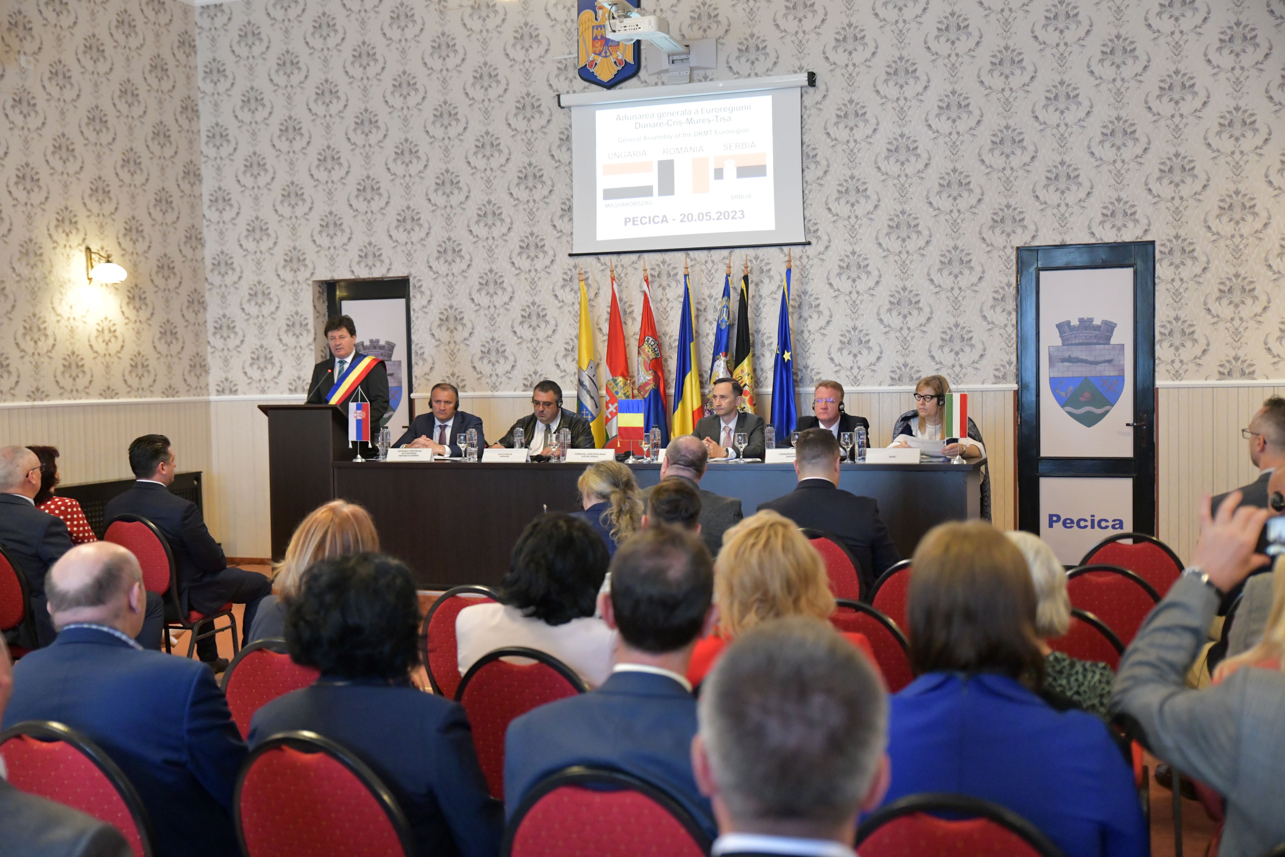 Adunarea Generală a Euroregiunii Dunăre-Criș-Mureș-Tisa (DKMT), a avut loc sâmbătă, 20 mai