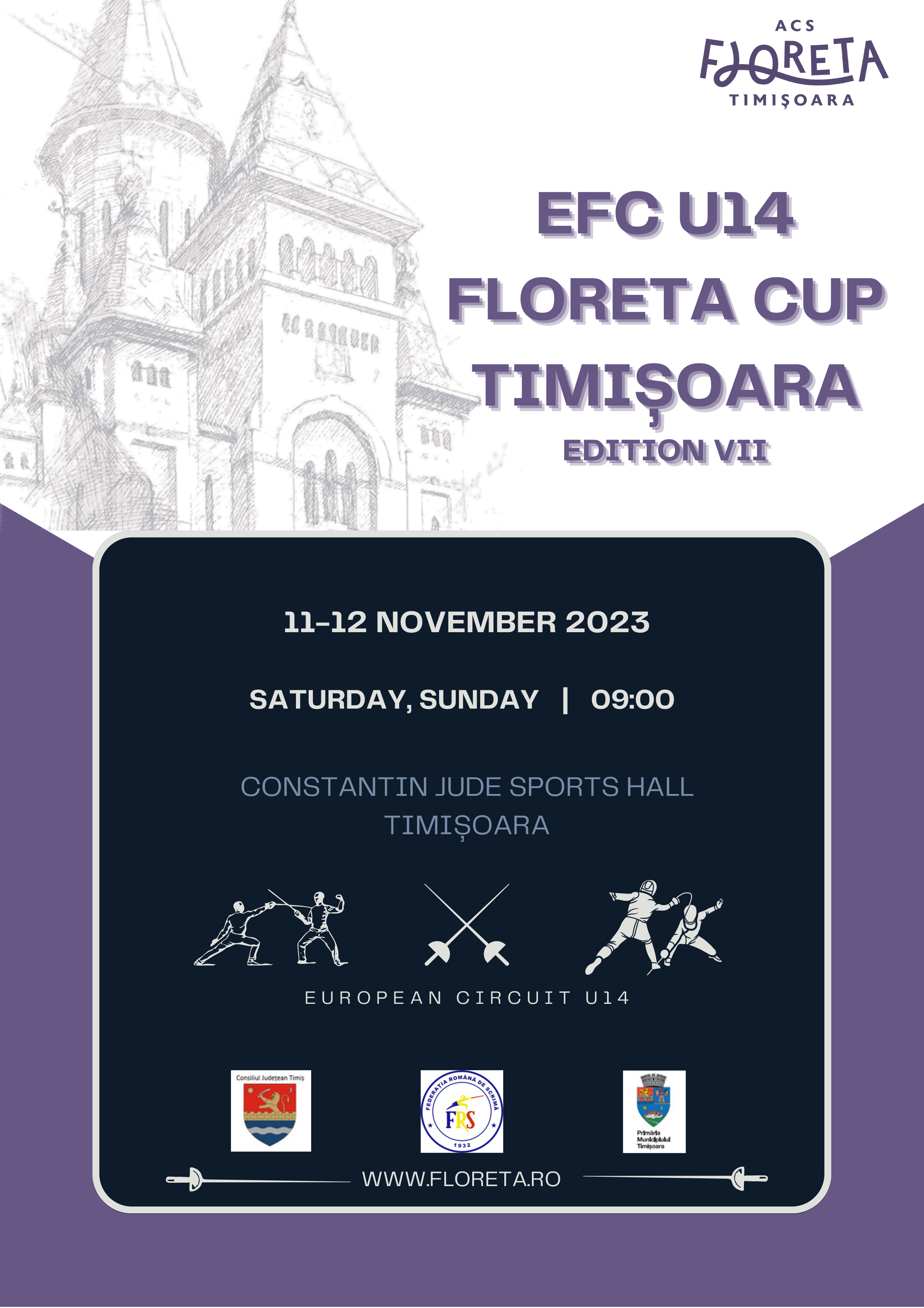 Competiție de scrimă la Timișoara