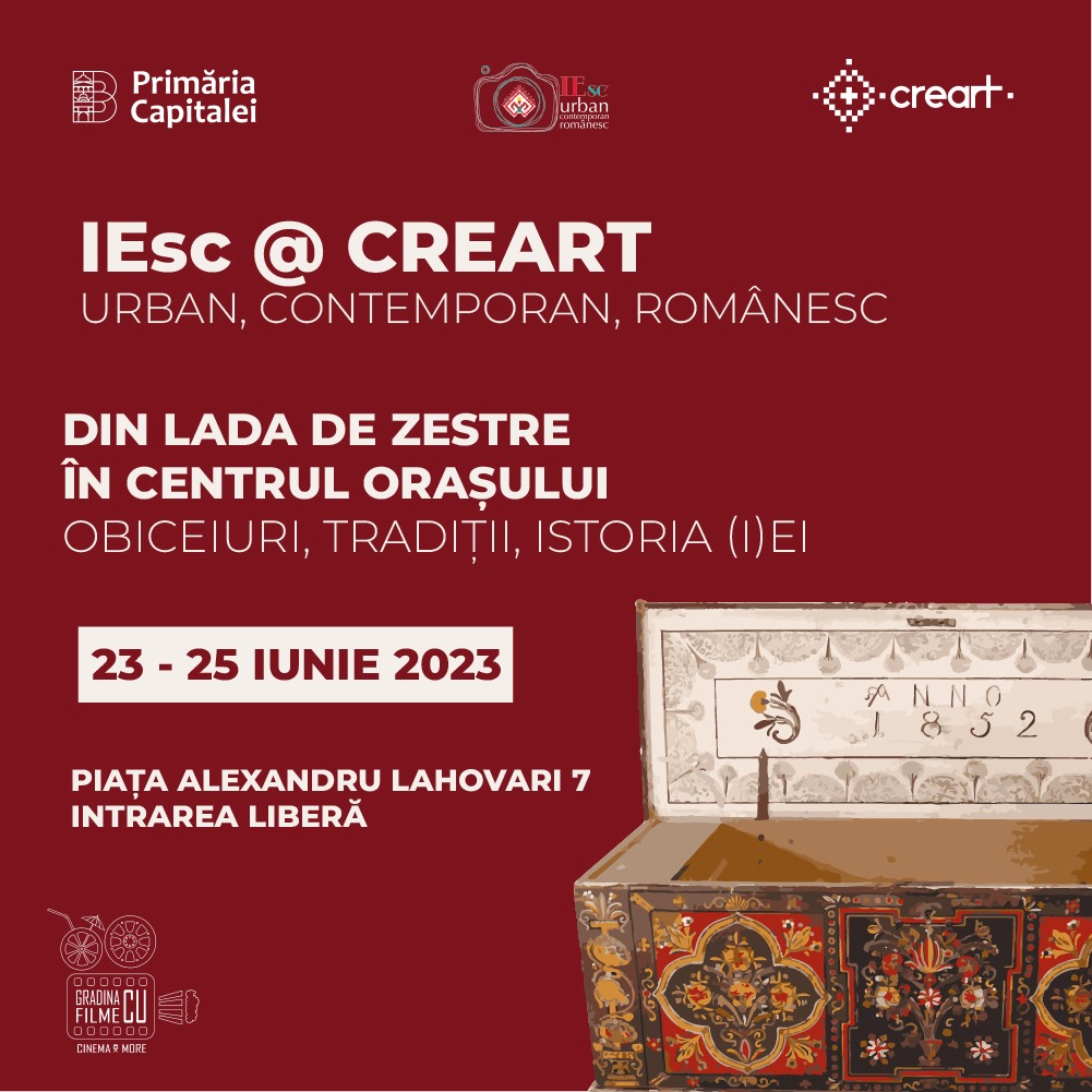 IEsc - festival urban, contemporan, românesc dedicat IEI, în perioada 23-25 iunie, la CREART, în inima Bucureștiului