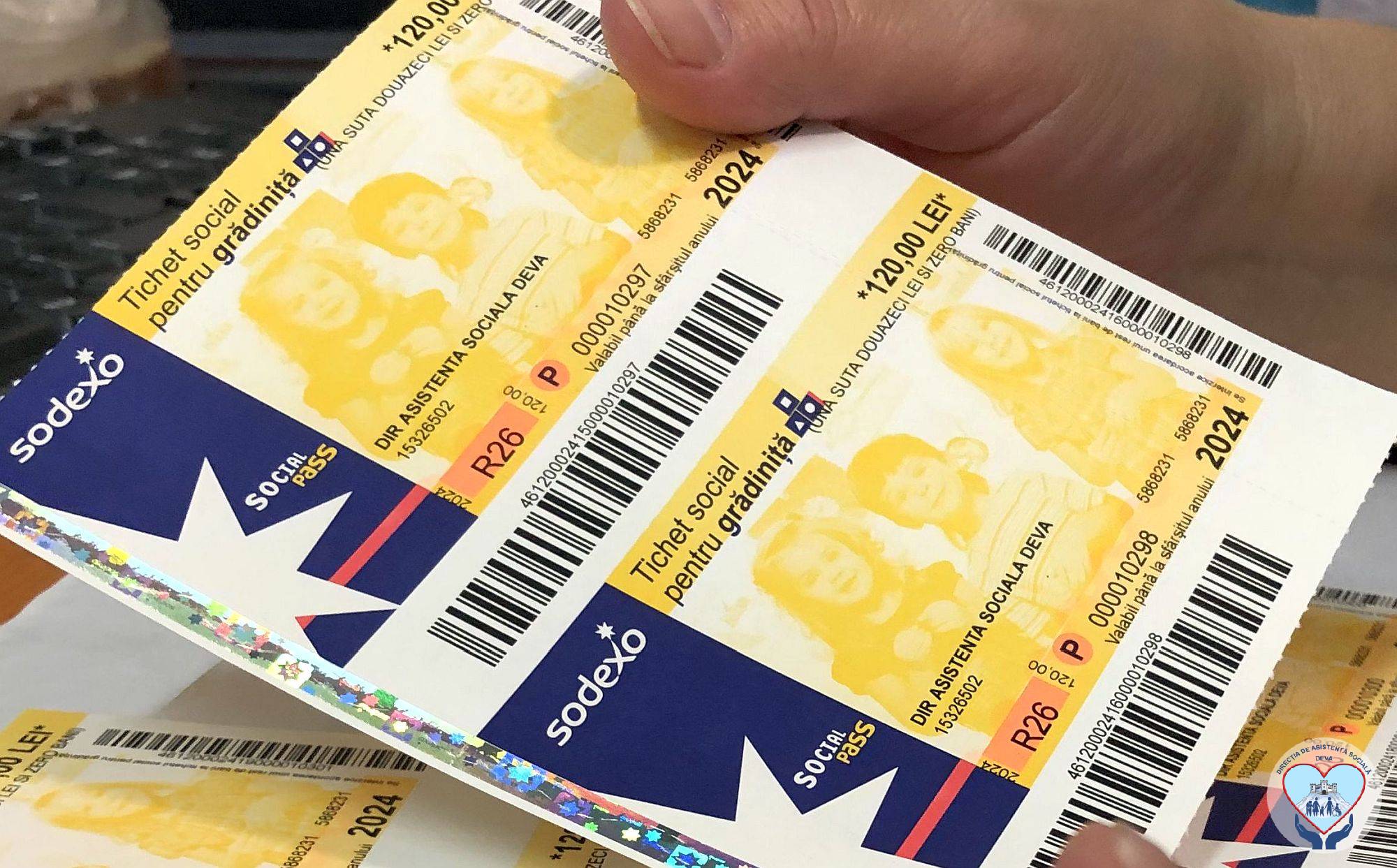 DAS Deva distribuie, marți, tichetele sociale pentru grădiniță